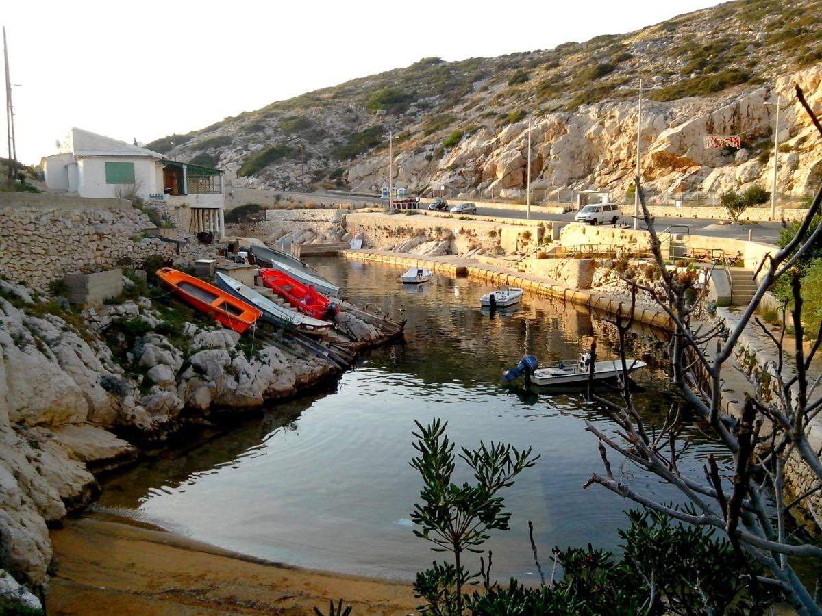 Вилла Cabanon Du Pecheur, Parc National Des Calanques Марсель Экстерьер фото